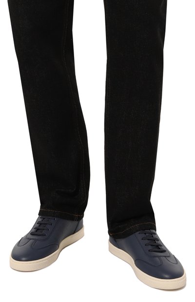 Кожаные кеды BRUNELLO CUCINELLI, арт. MZUDCAN309, фото 3