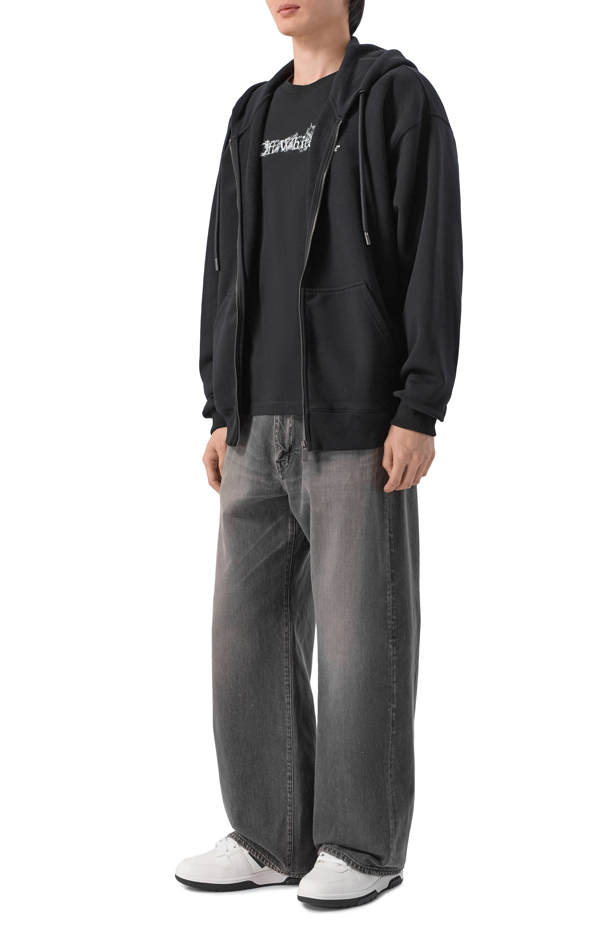 Хлопковая футболка OFF-WHITE, арт. 0MAA027S26JER007, фото 2