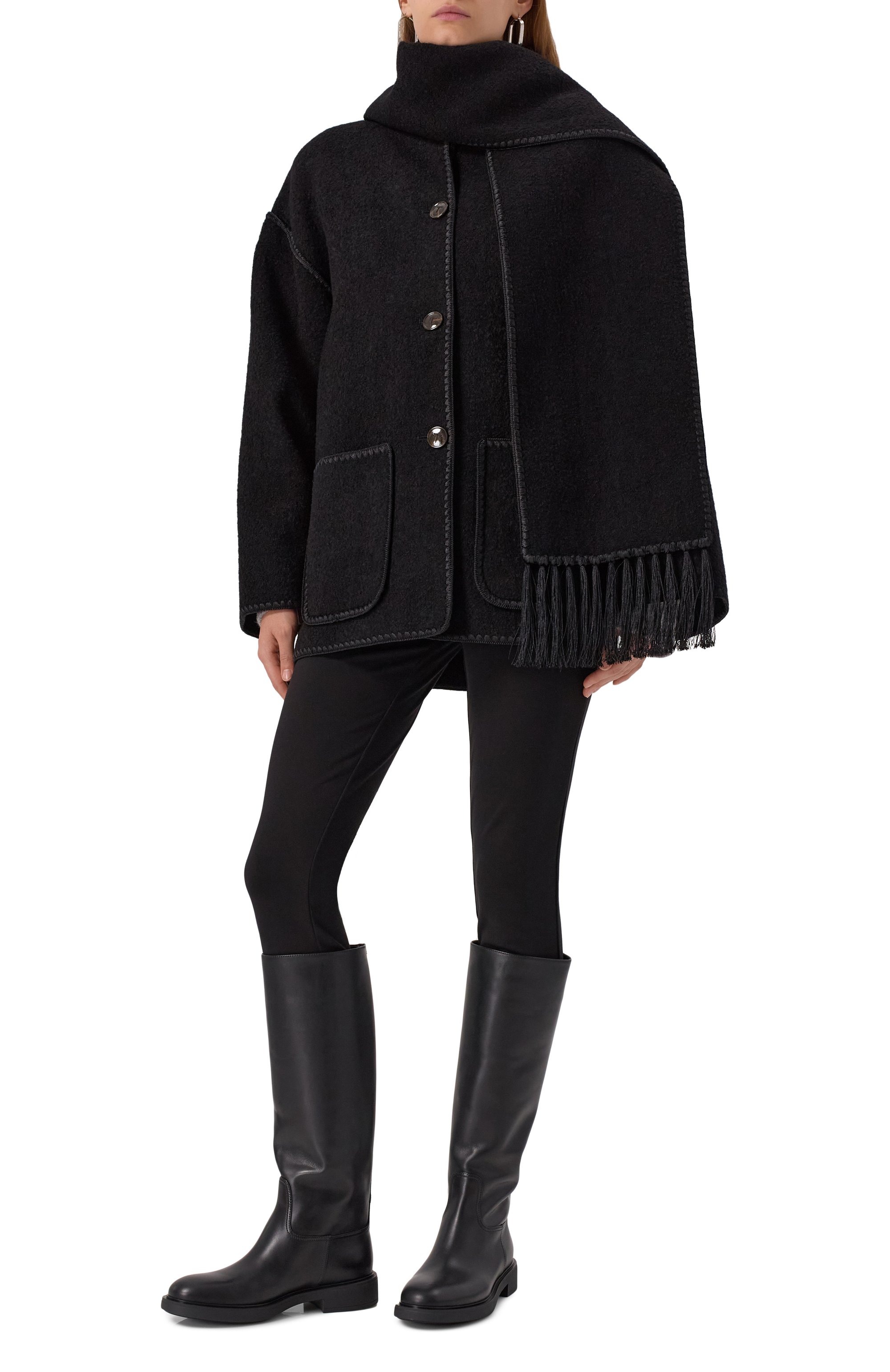 Кожаные сапоги ascott GIANVITO ROSSI, арт. G80128.20G0M.CLNNER0, фото 2