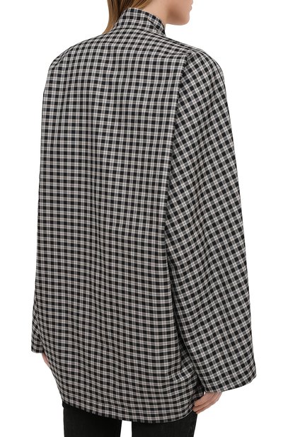 Рубашка BALENCIAGA черно-белого цвета по цене 79950 руб., арт. 642288/TJ034, фото 4 Рубашка BALENCIAGA, арт. 642288/TJ034, фото 4