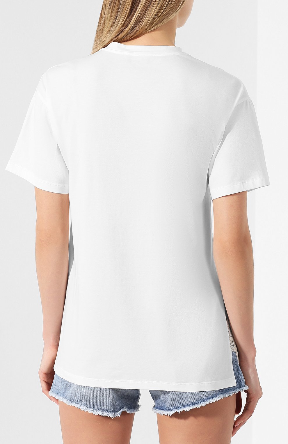 Хлопковая футболка ERMANNO ERMANNO SCERVINO, арт. 44 T TS27 JVC, фото 4