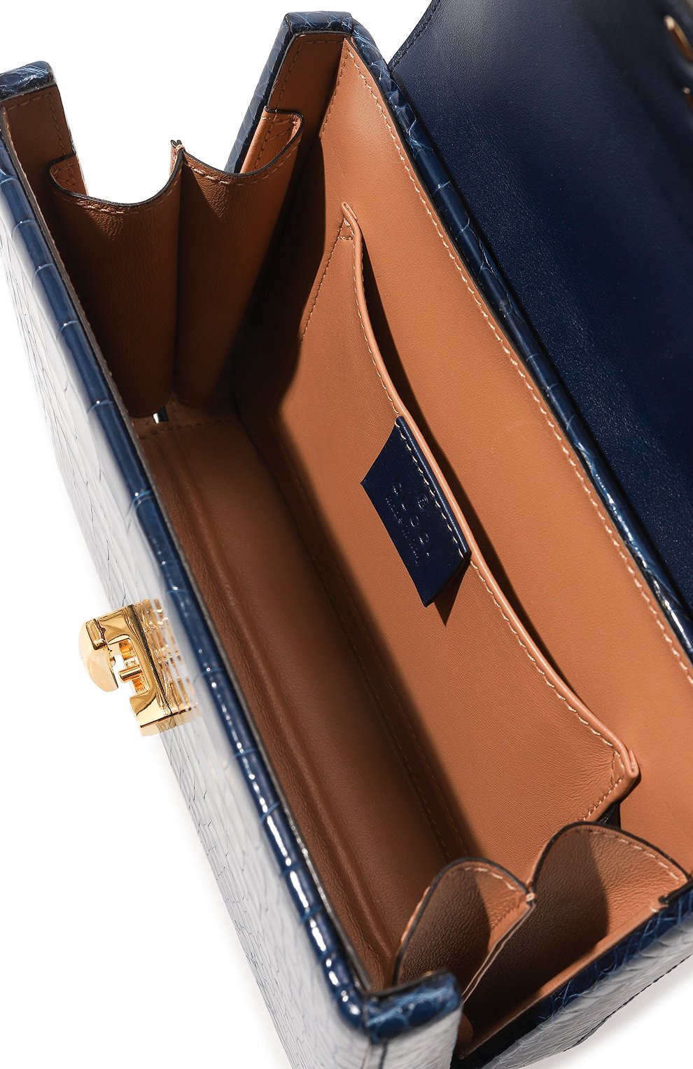 Сумка sylvie 1969 из кожи аллигатора GUCCI, арт. 589479 EV40G, фото 5