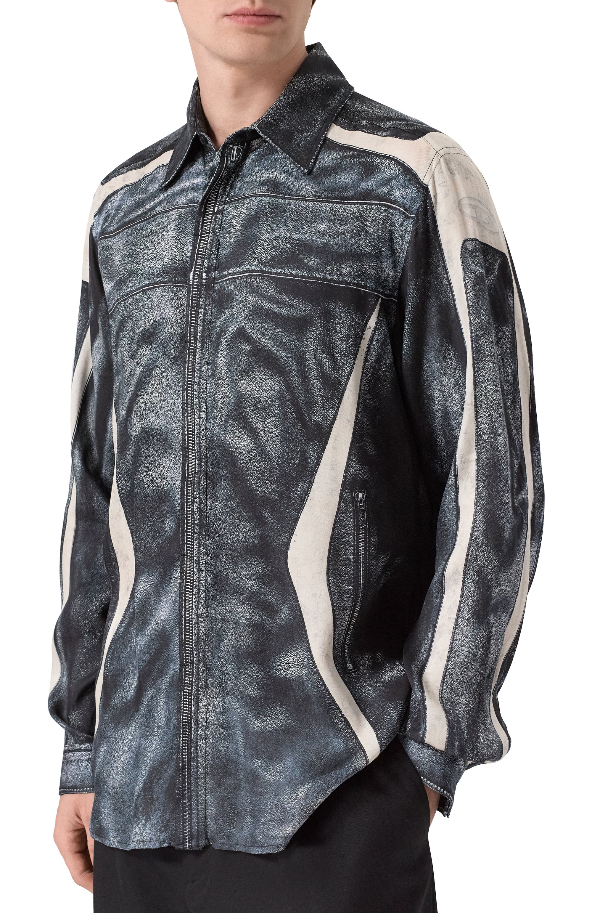 Рубашка из вискозы DIESEL, арт. A21016/0BMCZ, фото 3