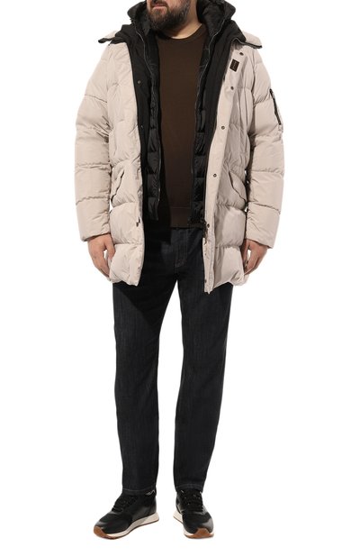 Пуховик davide-stp MOORER светло-серого цвета по цене 299500 руб., арт. DAVIDE-STP, фото 2 Пуховик davide-stp MOORER, арт. DAVIDE-STP, фото 2