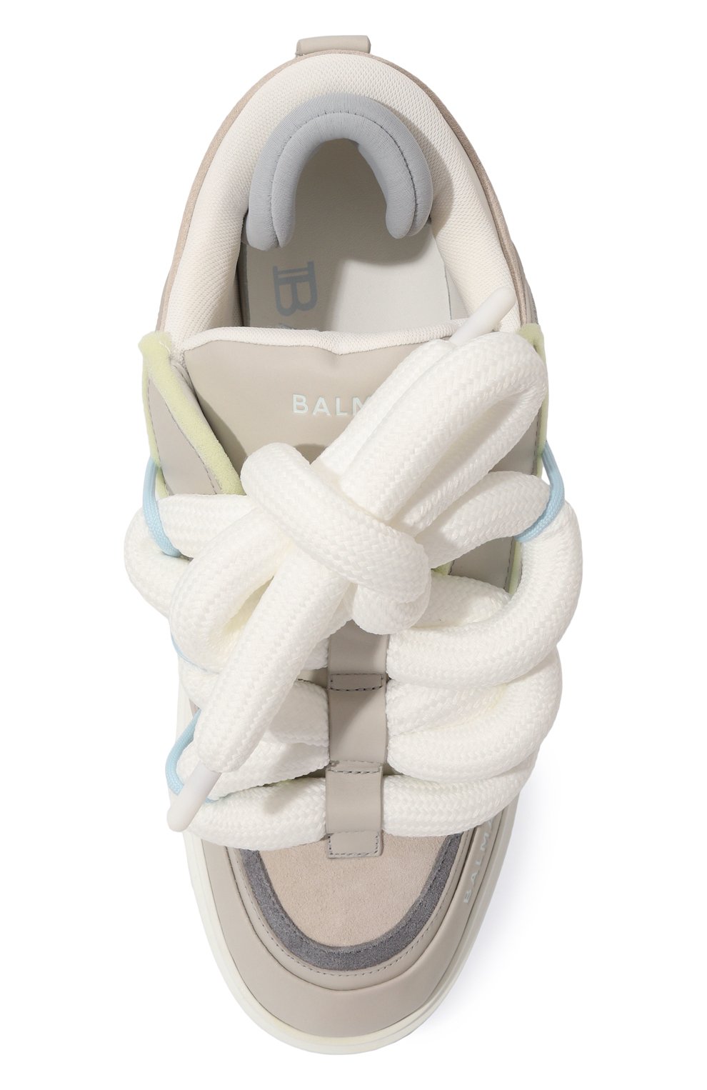 Кожаные кеды b-court BALMAIN, арт. DM1VI361/LGCT, фото 6