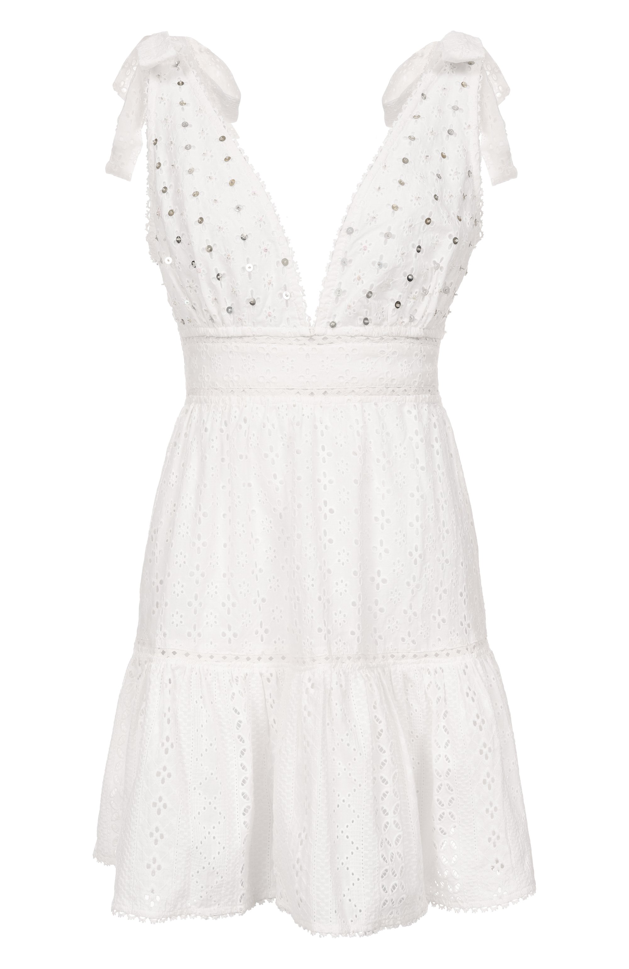 Хлопковое платье POUPETTE ST BARTH, арт. WR4R25N0WIN, фото 1