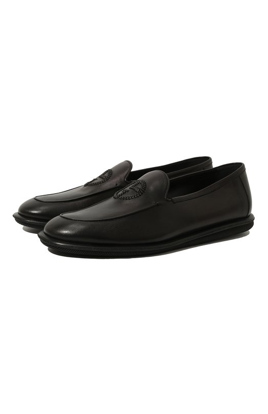 фото Кожаные лоферы giorgio armani
