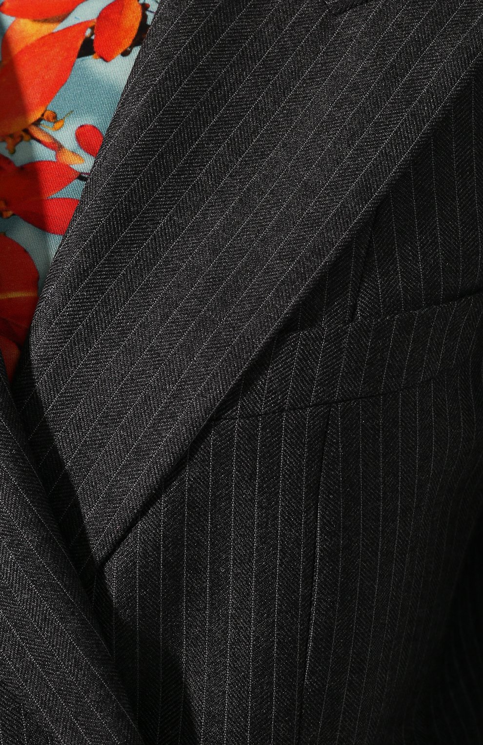 Шерстяной жакет DRIES VAN NOTEN серого цвета по цене 69950 руб., арт. 192-10445-8182, фото 5 Шерстяной жакет DRIES VAN NOTEN, арт. 192-10445-8182, фото 5