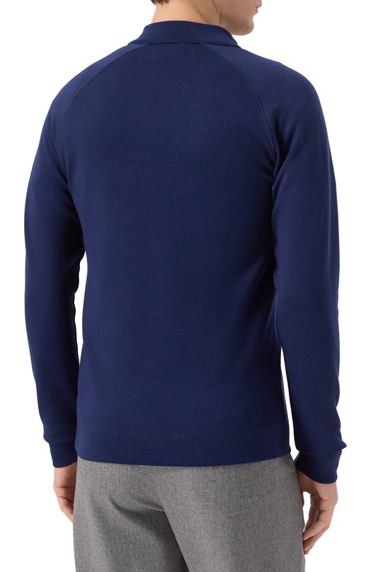 Шерстяной джемпер Stefano Ricci M6H5300050/WPA01T Синий  M6H5300050/WPA01T Фото 4