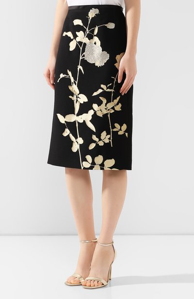 Юбка DRIES VAN NOTEN черного цвета по цене 45400 руб., арт. 192-10852-8361, фото 3 Юбка DRIES VAN NOTEN, арт. 192-10852-8361, фото 3