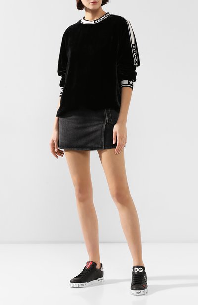 Кожан ые кеды portofino DOLCE & GABBANA, арт. CK1563/AH290, фото 2