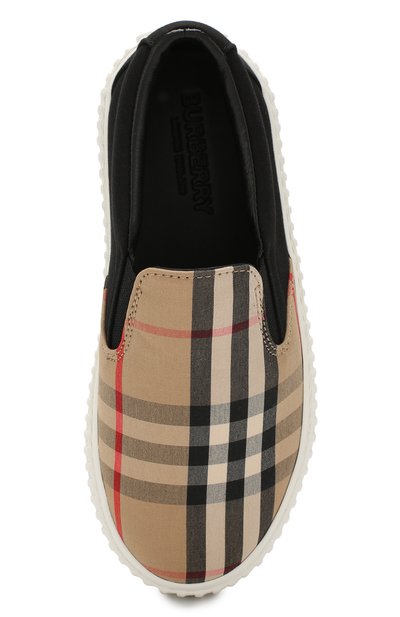 Текстильные слипоны BURBERRY, арт. 8015278, фото 4