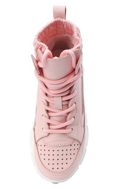 Высокие кожаные кроссовки EMPORIO ARMANI, арт. XYZ002/X0I39/35-40, фото 4