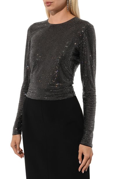 Топ с отделкой стразами GIUSEPPE DI MORABITO, арт. 03PFT0274FC 03212, фото 3