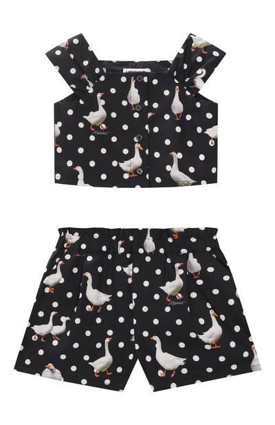 Комплект из топа и шорт MOSCHINO, арт. HDG01I/LLB49/10-14