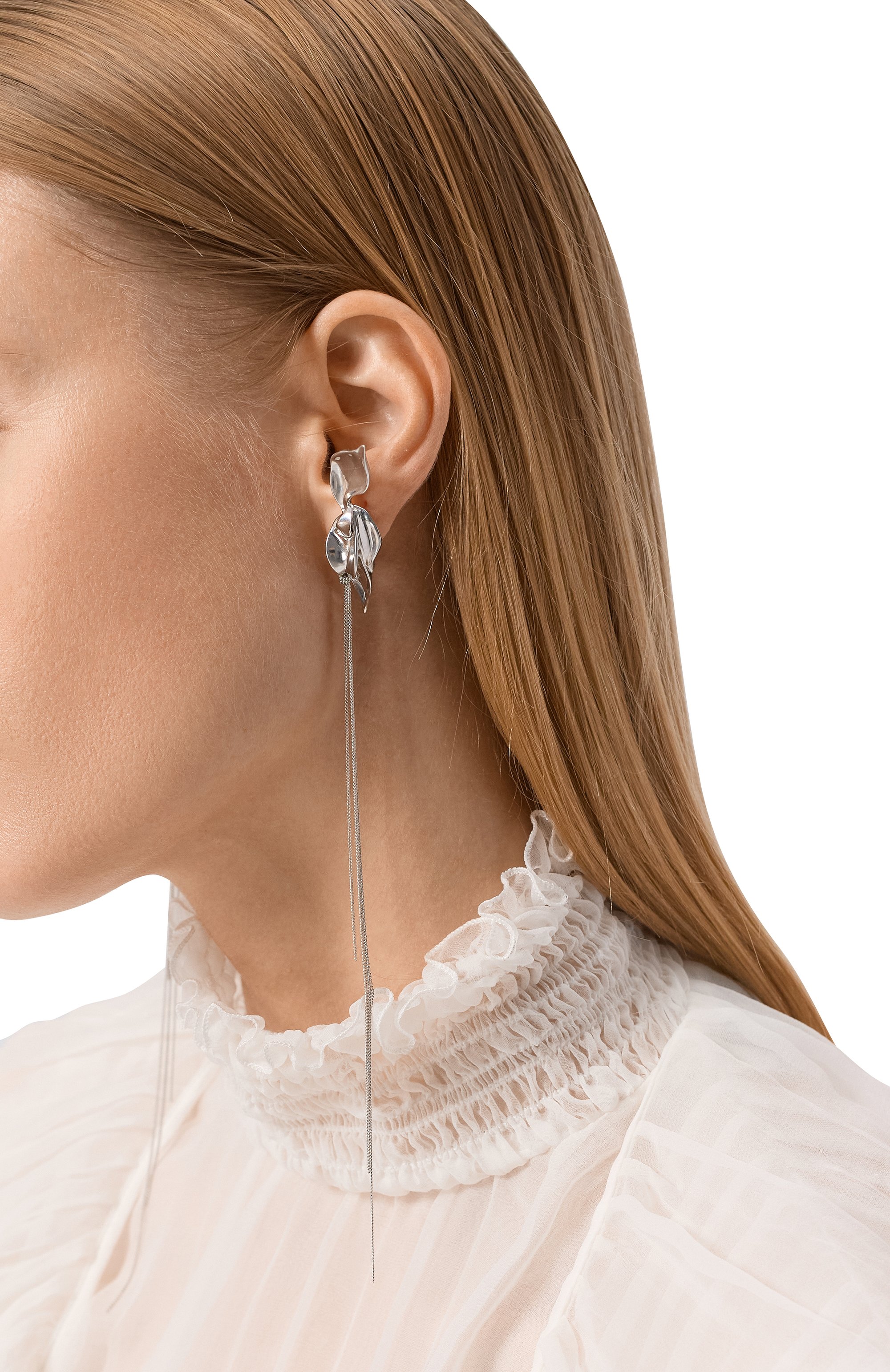 Серьги листья CAVIAR JEWELLERY, арт. БЧЛ010, фото 2