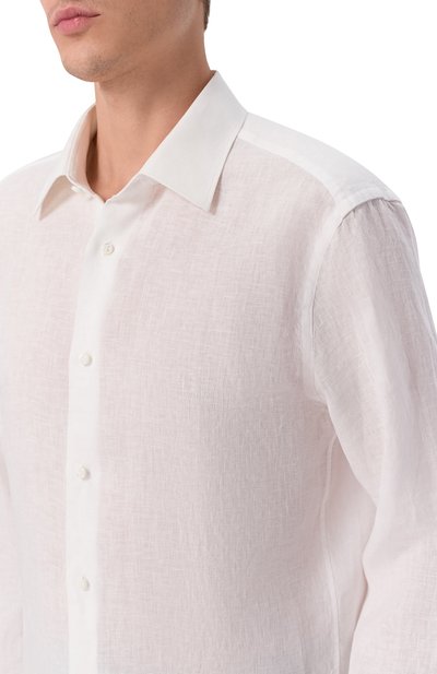 Льняная рубашка BOSS CAMEL, арт. 50560284, фото 5