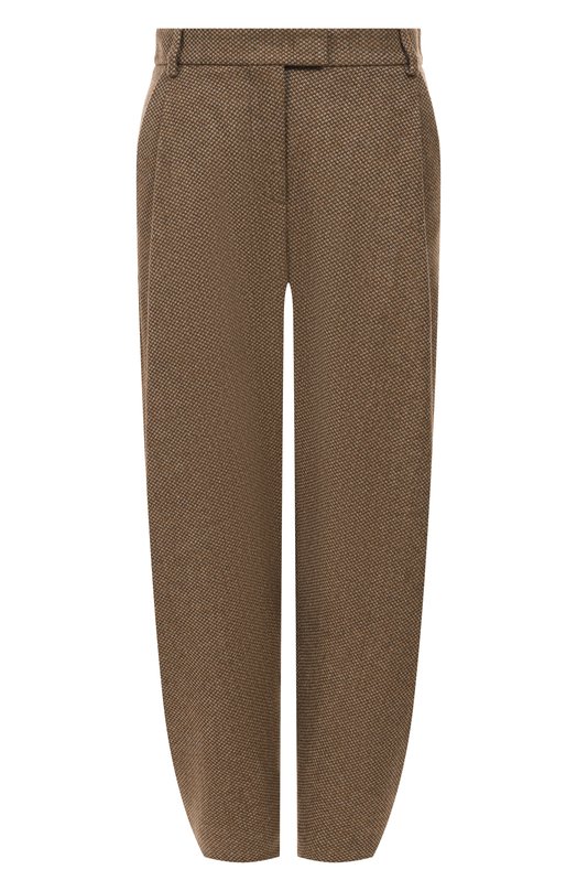Брюки из шерсти и кашемира Giorgio Armani GW001568/TE16708 Коричневый GW001568/TE16708
