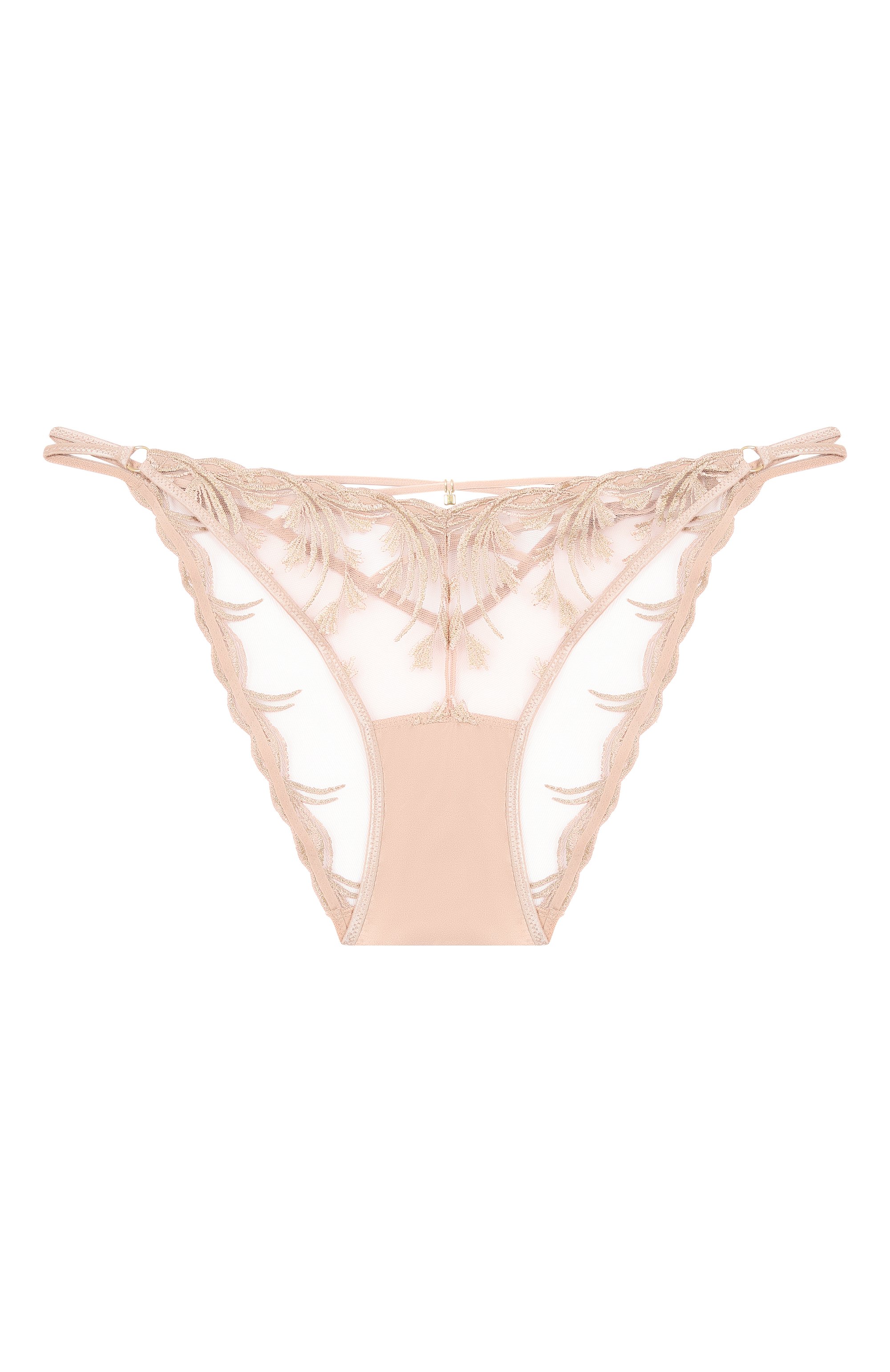 Трусы-слипы AUBADE бежевого цвета по цене 13440 руб., арт. 6D20, фото 1 Трусы-слипы AUBADE, арт. 6D20, фото 1