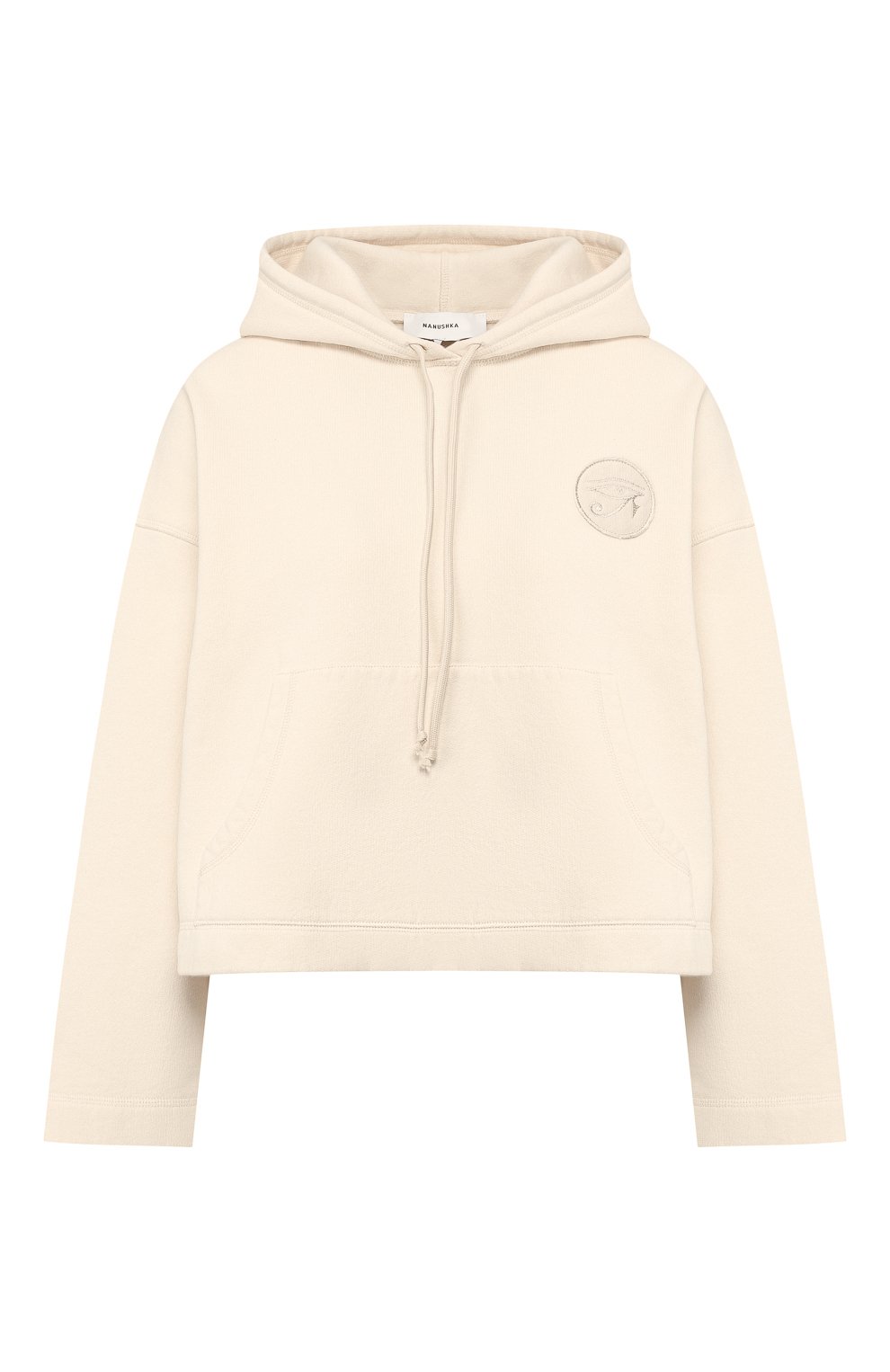 Хлопковое худи NANUSHKA, арт. M00NEY_CREME_C0TT0N FLEECE, фото 1