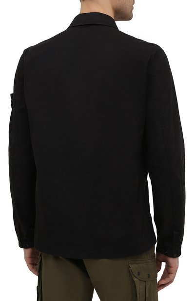 Хлопковая рубашка STONE ISLAND, арт. 741510319, фото 4