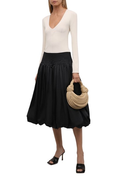 Юбка LANVIN черного цвета по цене 185500 руб., арт. RW-ST0105-4878-H21, фото 2 Юбка LANVIN, арт. RW-ST0105-4878-H21, фото 2