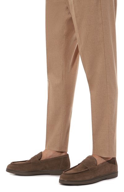 Замшевые пенни-лоферы DOUCAL'S, арт. DU3328ED0-UF009S, фото 3