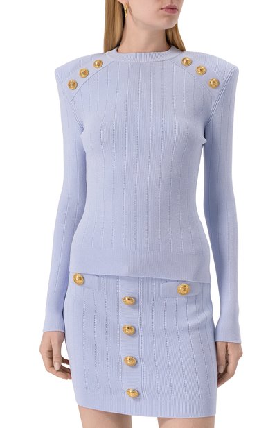 Пуловер из вискозы BALMAIN, арт. EF1KD001/KB07, фото 3