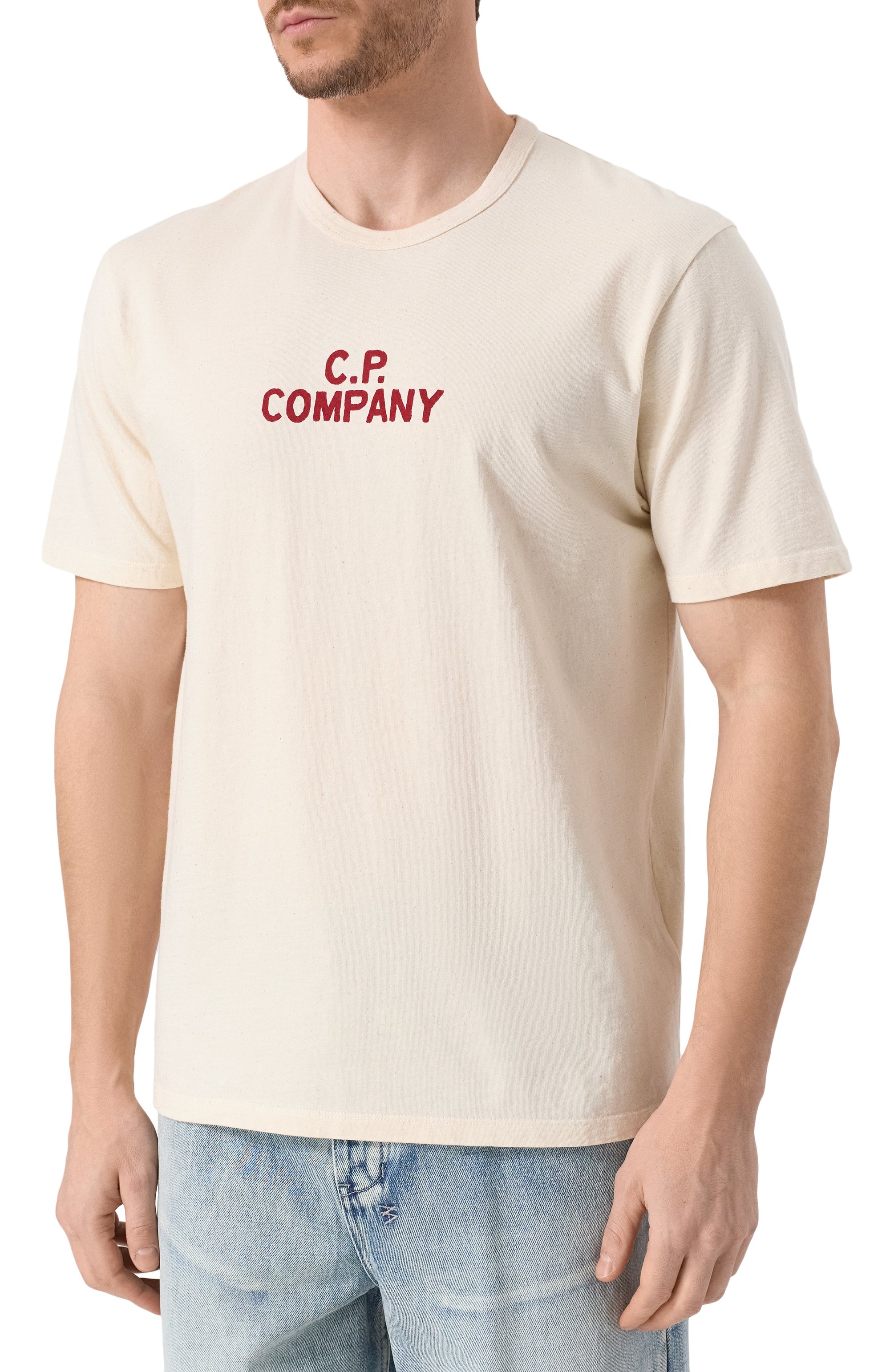 Хлопковая футболка C.P. COMPANY, арт. 18CMTS252A110094W, фото 3