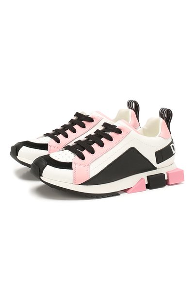 Кожаные кроссовки DOLCE & GABBANA, арт. DA0711/AK635/29-36, фото 1