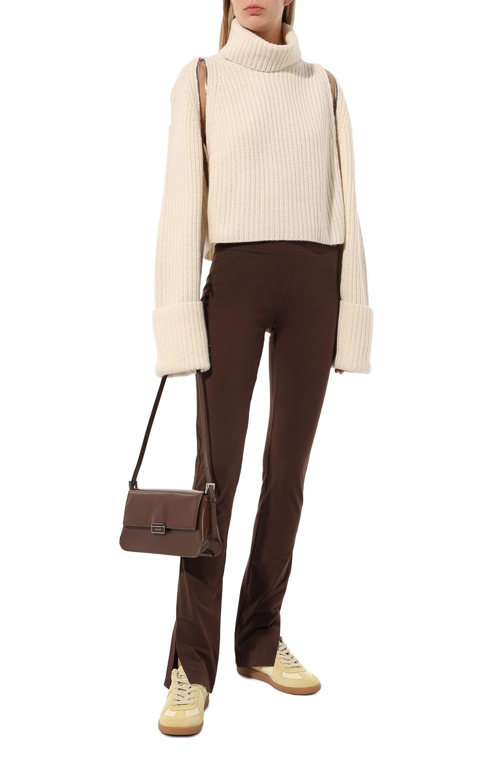 Хлопковые брюки COSY SUNDAY темно-коричневого цвета по цене 34600 руб., арт. H1LT118EU., фото 2 Хлопковые брюки COSY SUNDAY, арт. H1LT118EU., фото 2