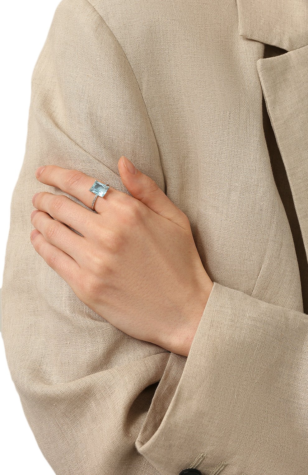 Кольцо с голубым топазом SECRETS JEWELRY, арт. КГТДБТС00001, фото 2