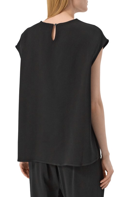 Топ из вискозы ASCENO C0RE_T034F25 Чёрный  C0RE_T034F25 Фото 4