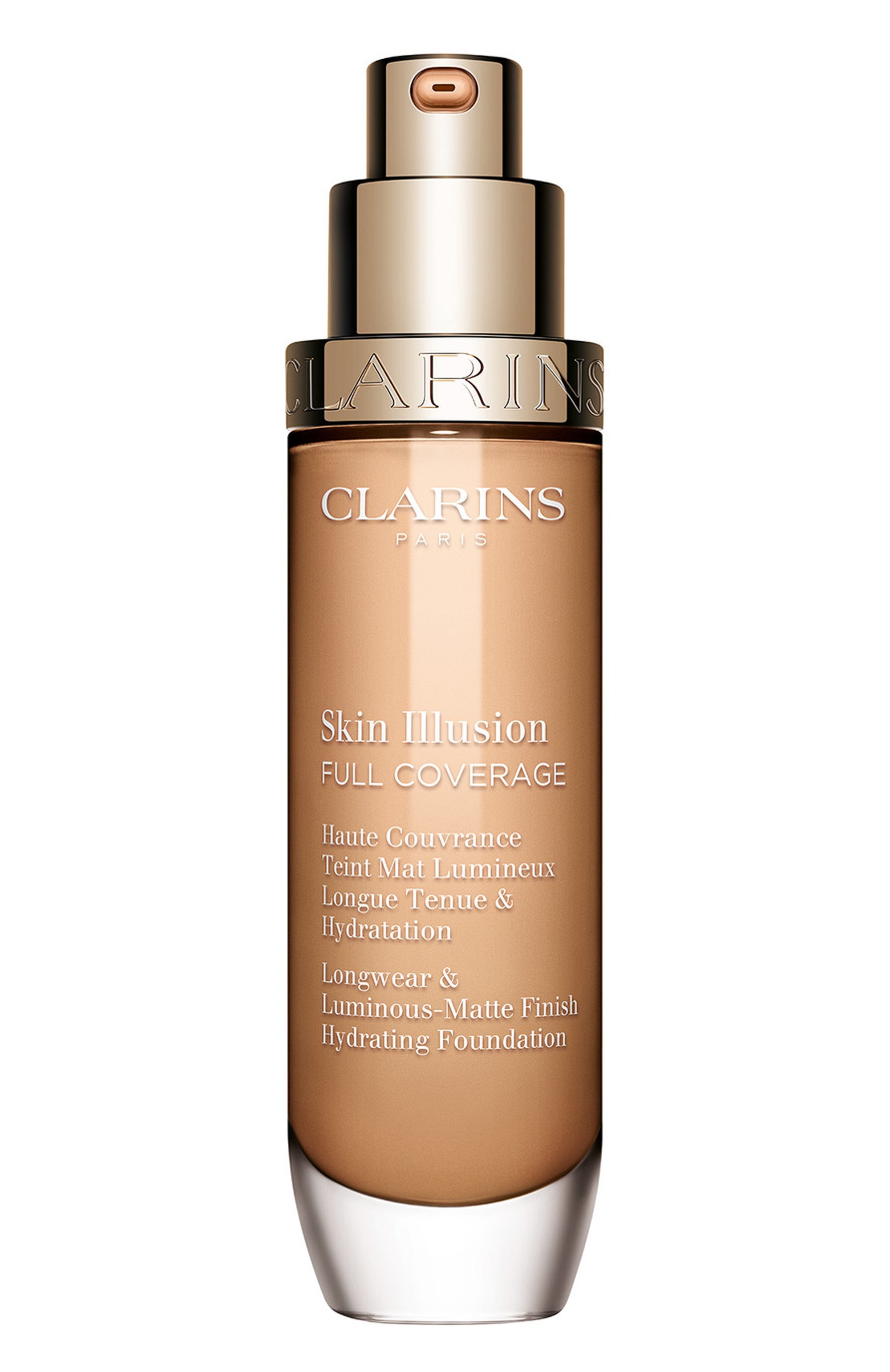 Тональный крем с матовым эффектом skin illusion full coverage, оттенок 108w (30ml) CLARINS цвета по цене 6200 руб., арт. 80106988, фото 4 Тональный крем с матовым эффектом skin illusion full coverage, оттенок 108w (30ml) CLARINS, арт. 80106988, фото 4