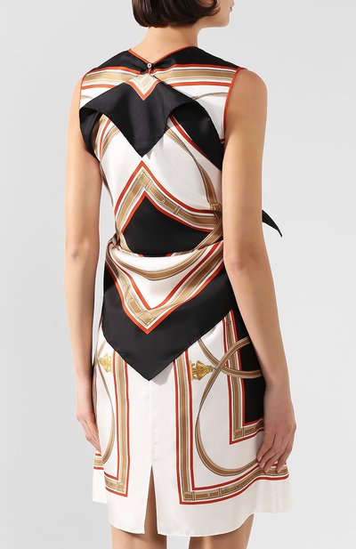 Шелковое платье BURBERRY, арт. 8014297, фото 4
