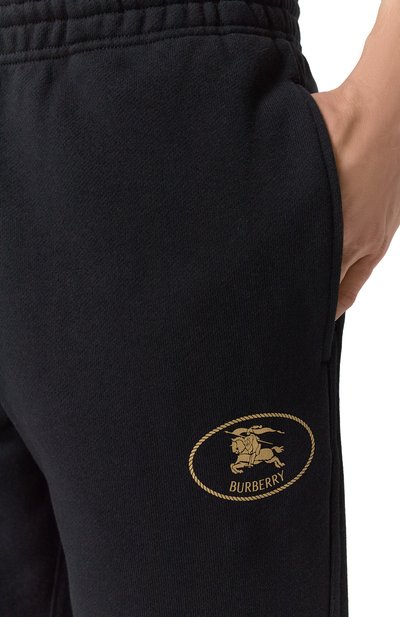 Хлопковые джоггеры BURBERRY, арт. 8111012, фото 5