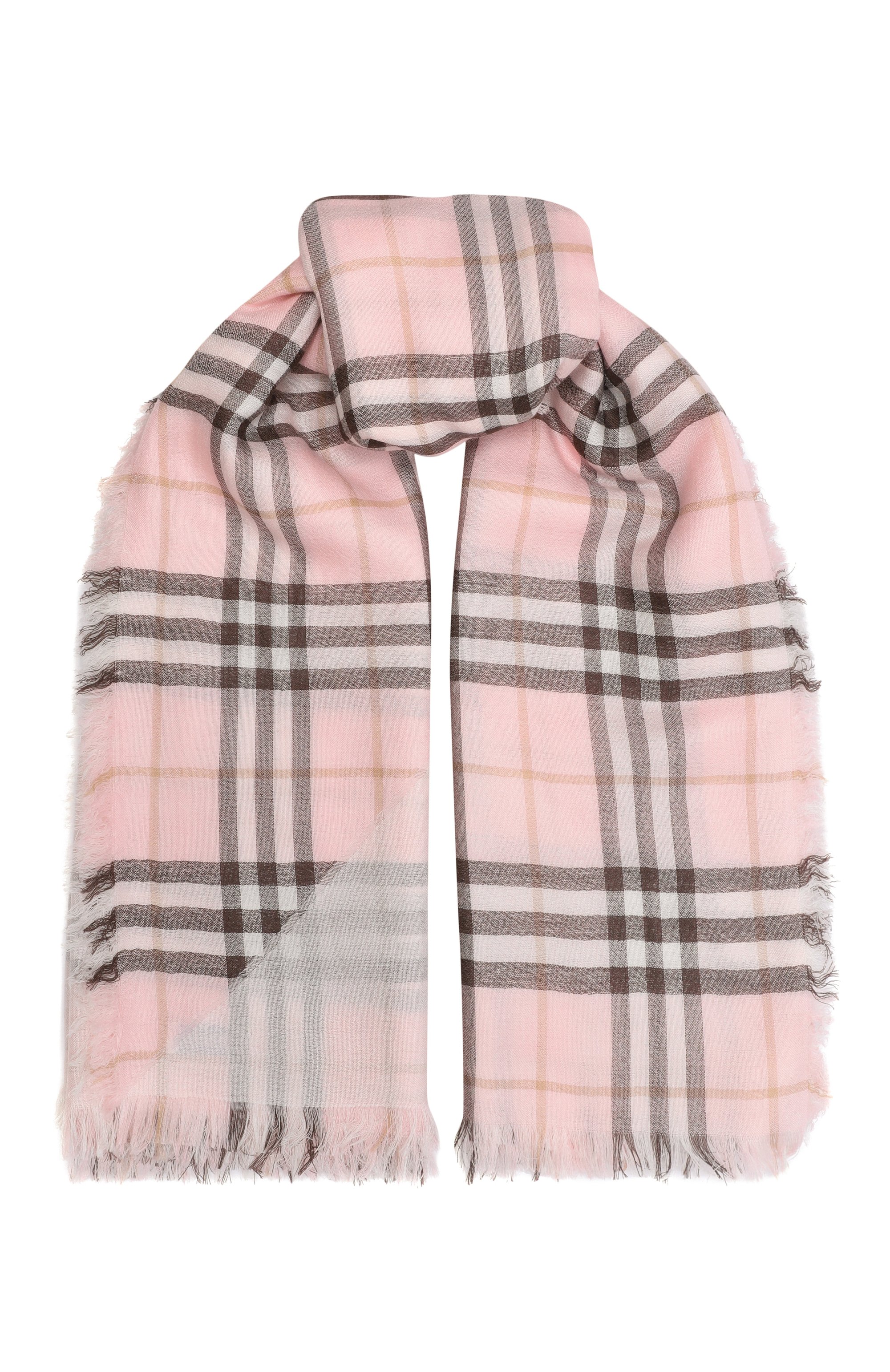 Шаль из шерсти и шелка BURBERRY, арт. 8117997, фото 1