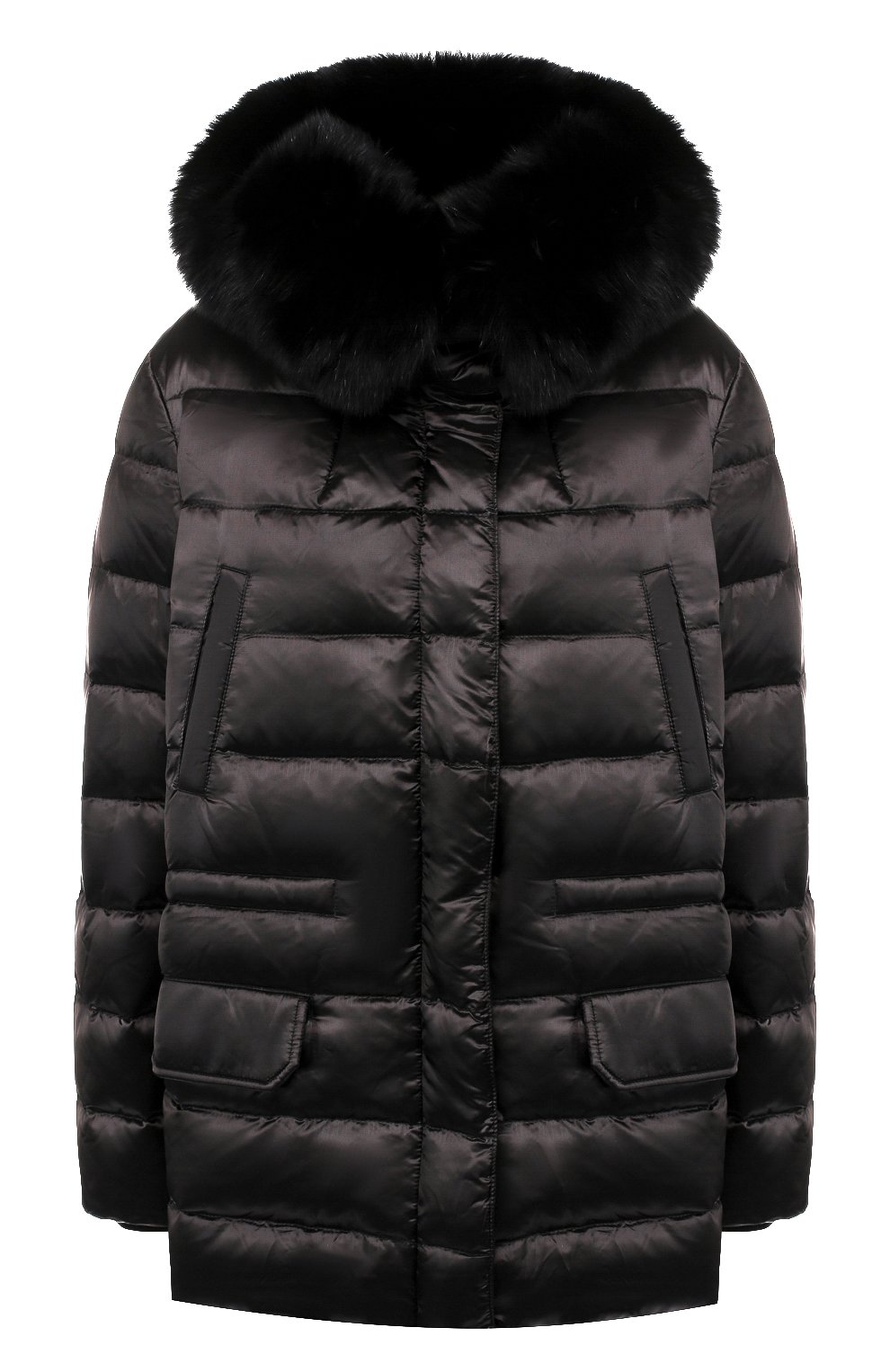 Стеганая куртка с капюшоном и подстежкой из меха кролика YS ARMY PARIS, арт. 9WFV04272NY5X, фото 1