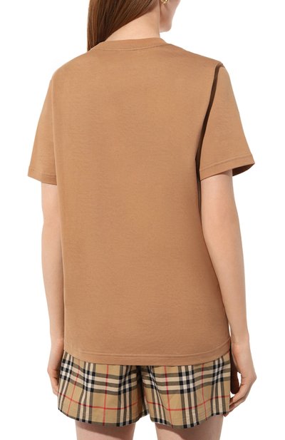 Хлопковая футболка BURBERRY, арт. 8080427, фото 4