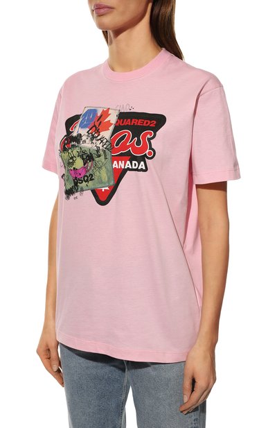 Хлопковая футболка DSQUARED2, арт. S75GD0237/S22427, фото 3