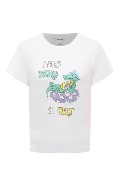 Женская хлопковая футболка RE/DONE, арт. 024-02WBXT001