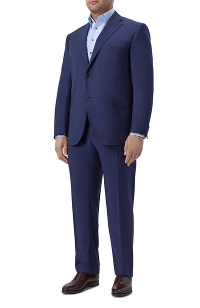 Мужская хлопковая сорочка ZILLI, арт. F0RD01M010004401U