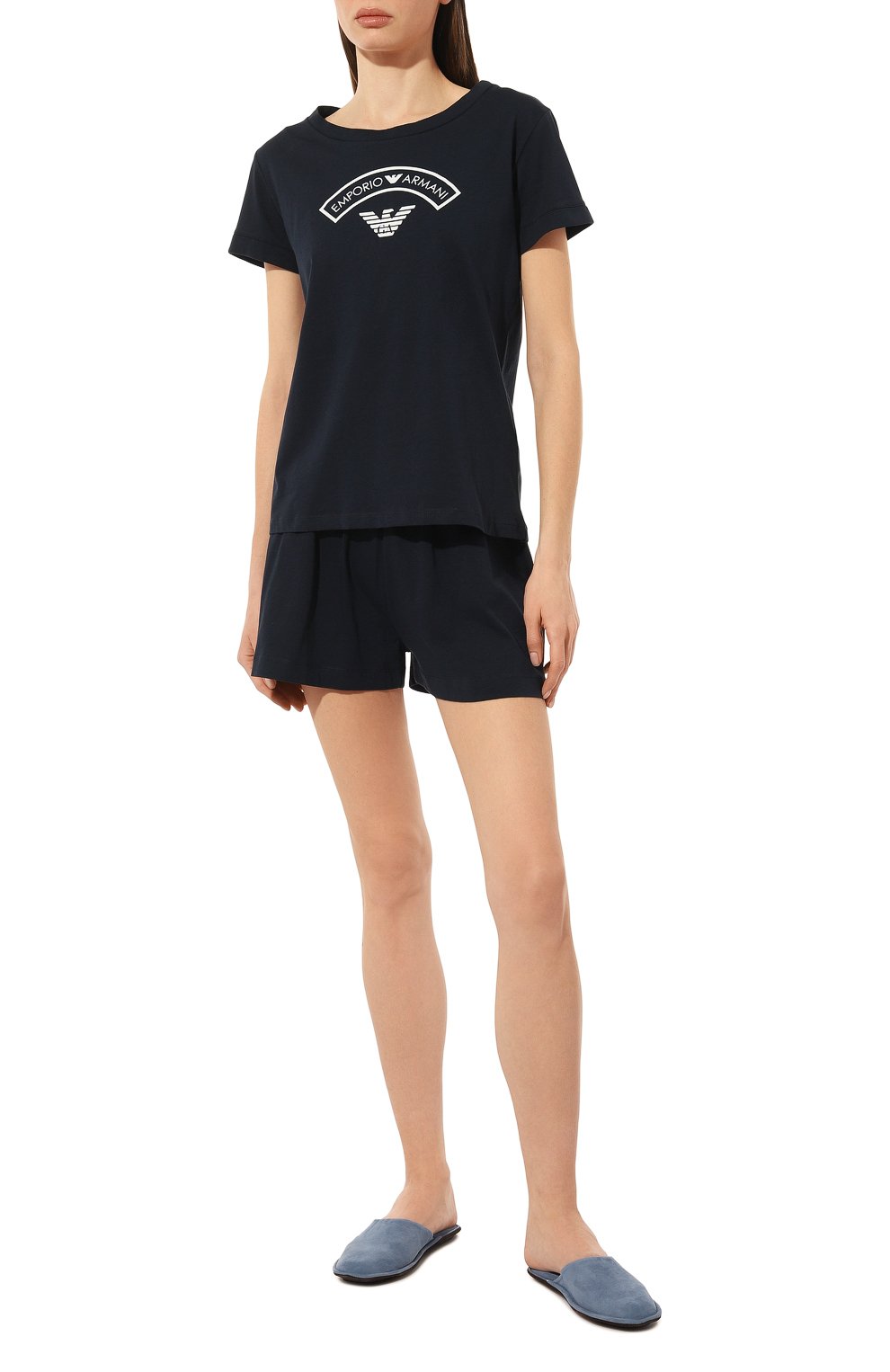 Хлопковая пижама EMPORIO ARMANI, арт. 164565/3R255, фото 2