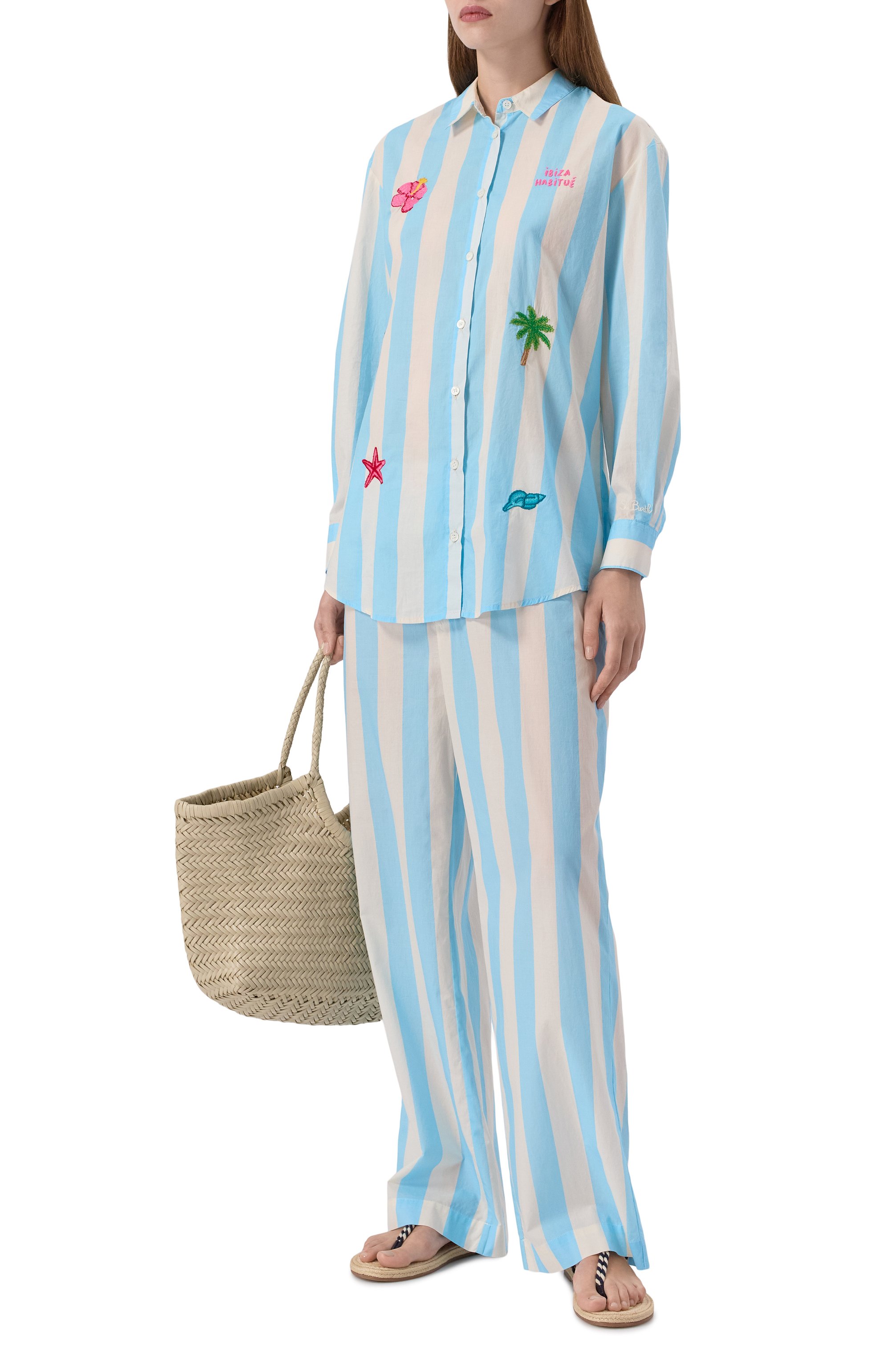 Хлопковые брюки MC2 SAINT BARTH, арт. STBW D0HA/04027H, фото 2