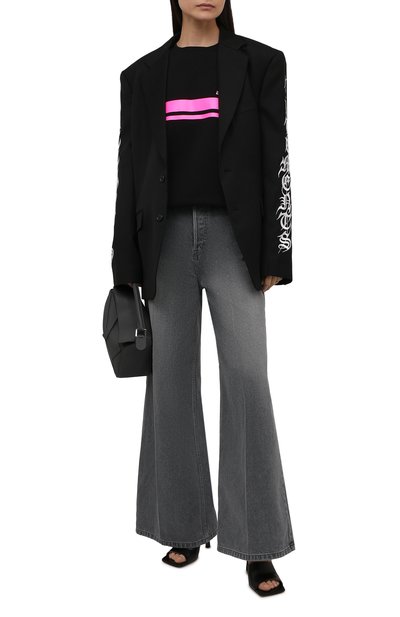 Хлопковый свитшот balmain x rossignol BALMAIN, арт. WF2JQ000/B099, фото 2