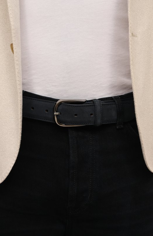 Замшевый ремень Paul&Shark 14316021 Синий  14316021 Фото 2