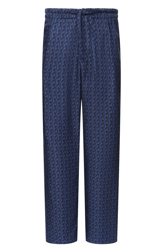 Шелковые брюки MVST M26.2PM.T036/F128 TWILL PRINT Синий M26.2PM.T036/F128 TWILL PRINT