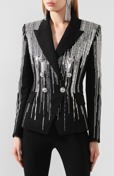 Шерстяной жакет BALMAIN, арт. TF07110/P060, фото 3