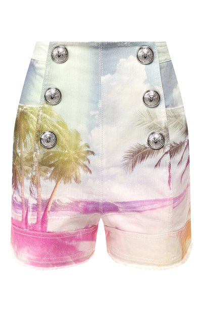 Женские джинсовые шорты BALMAIN, арт. RF15328/I035