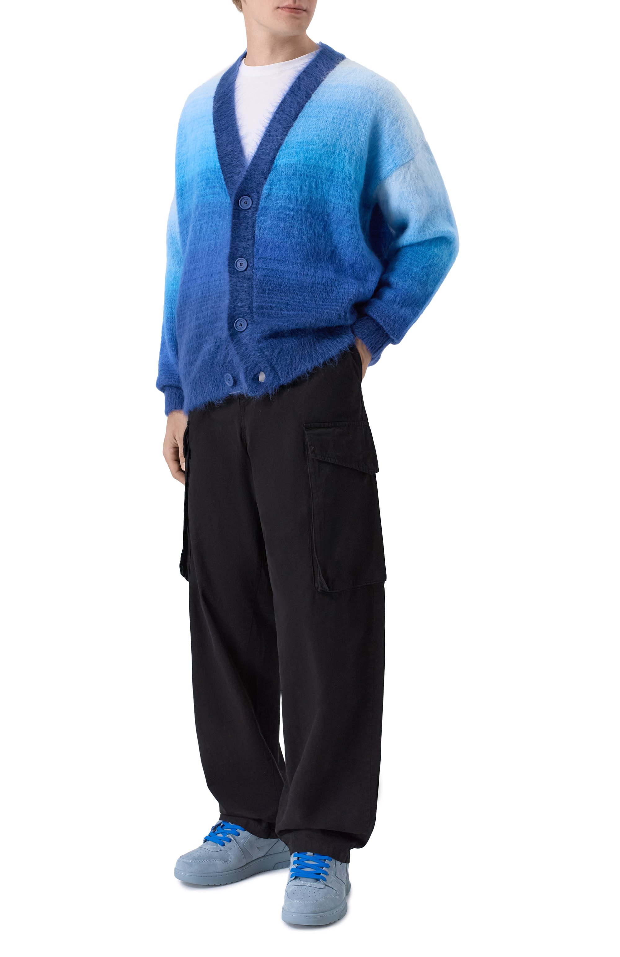 Замшевые кеды out of office OFF-WHITE, арт. 0MIA189F25LEA0096161, фото 2